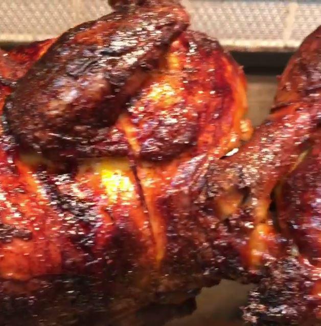 The Canadian chef posted a mouthwatering video of roasting chickens