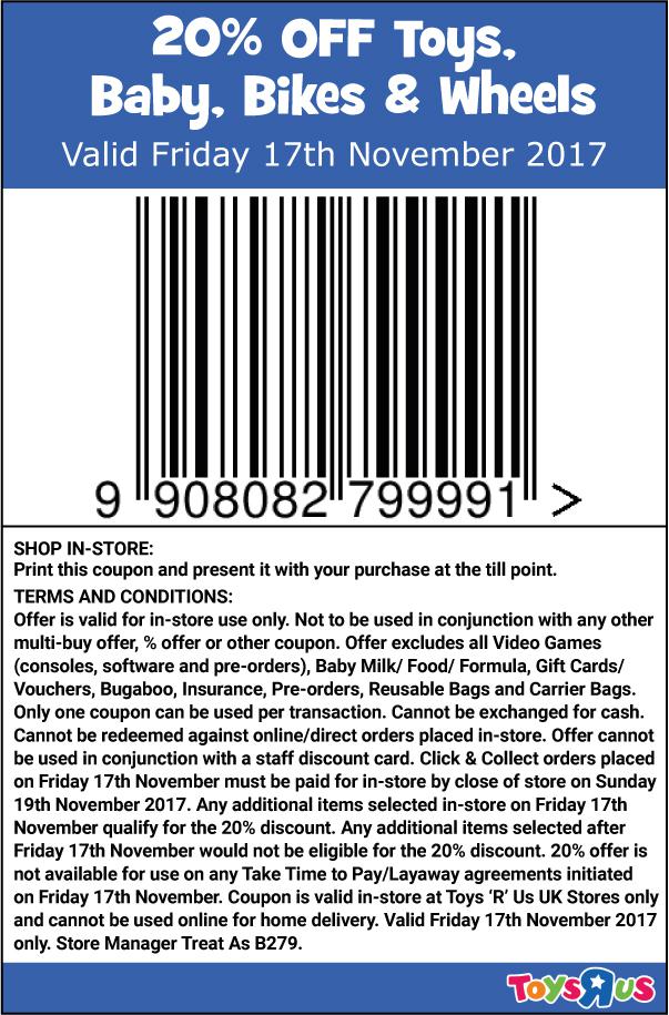  You'll need to show this coupon at the till in order to get the discount