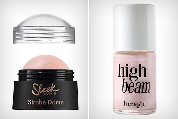 Put Sleek Strobe Dome, left, in your basket instead of Benefit's high beam, right, and save yourself £14.51 