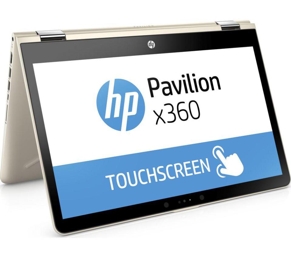  Flexibility is the Pavilion X360's bag. A two in one laptop with a touch-screen