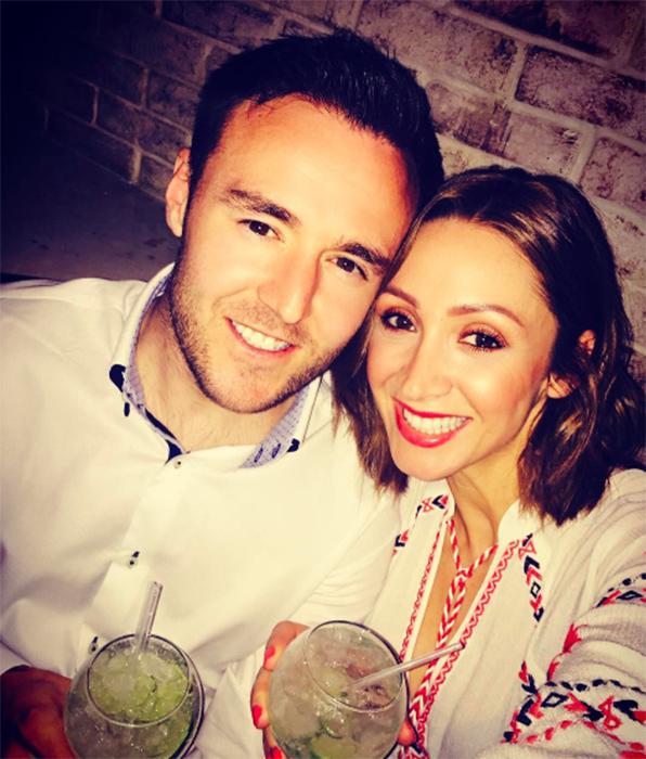 Alan with his ex-wife Lucy-Jo Hudson