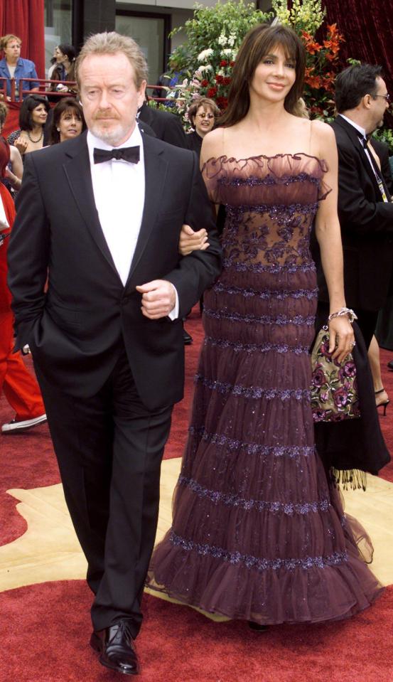  Ridley Scott and wife Giannina Facio