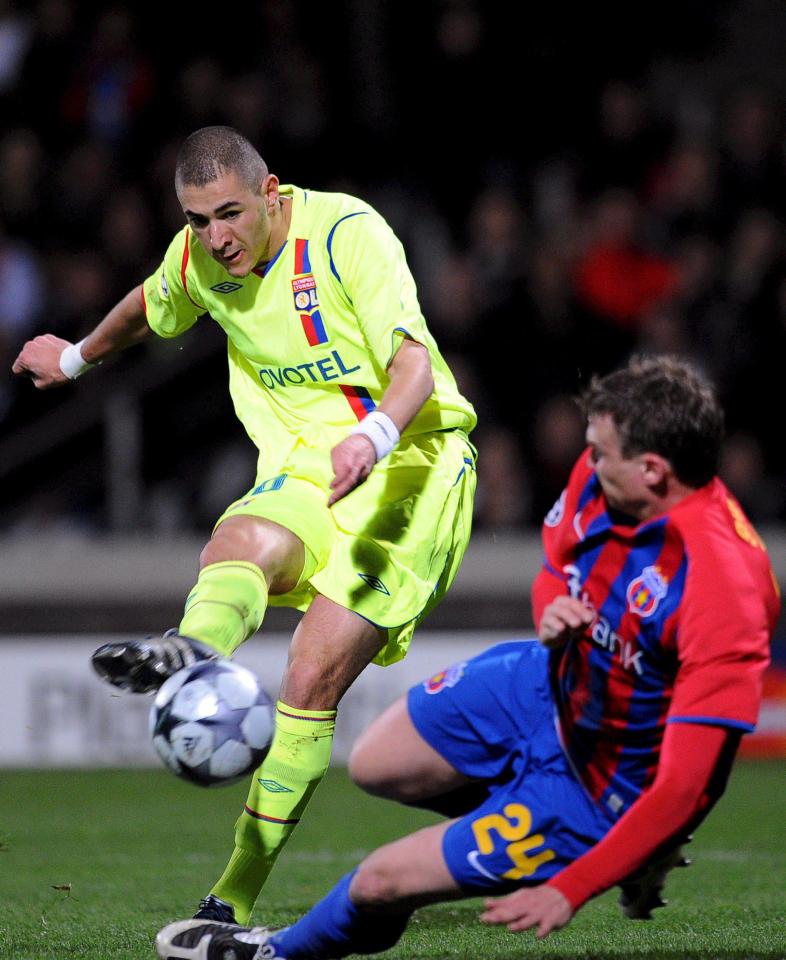 Karim Benzema was at French side Lyon when both United and Real came knocking