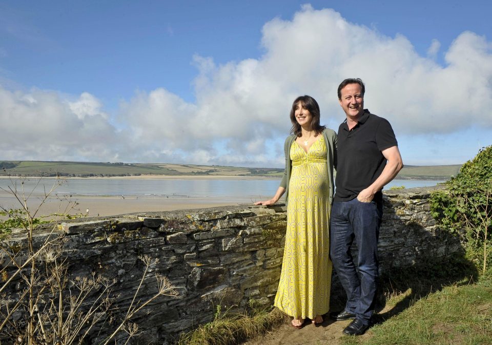  David Cameron and Samantha have been holidaying in Cornwall for years