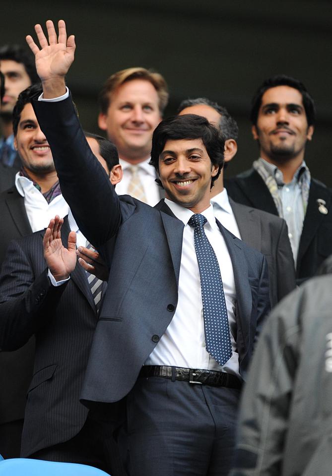  Sheikh Mansour injected the club with money when he was acquired