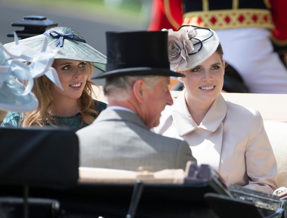  Prince Andrew has denied that there is any tension between his daughters and Prince Charles