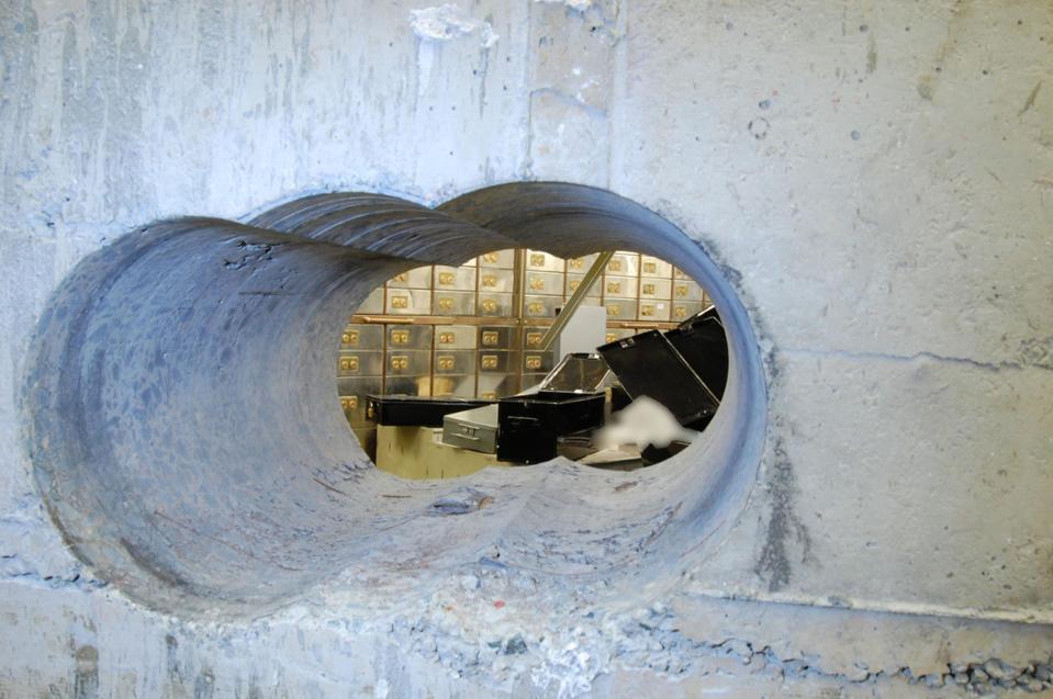  The Hatton Garden robbers drilled through a two-metre thick wall