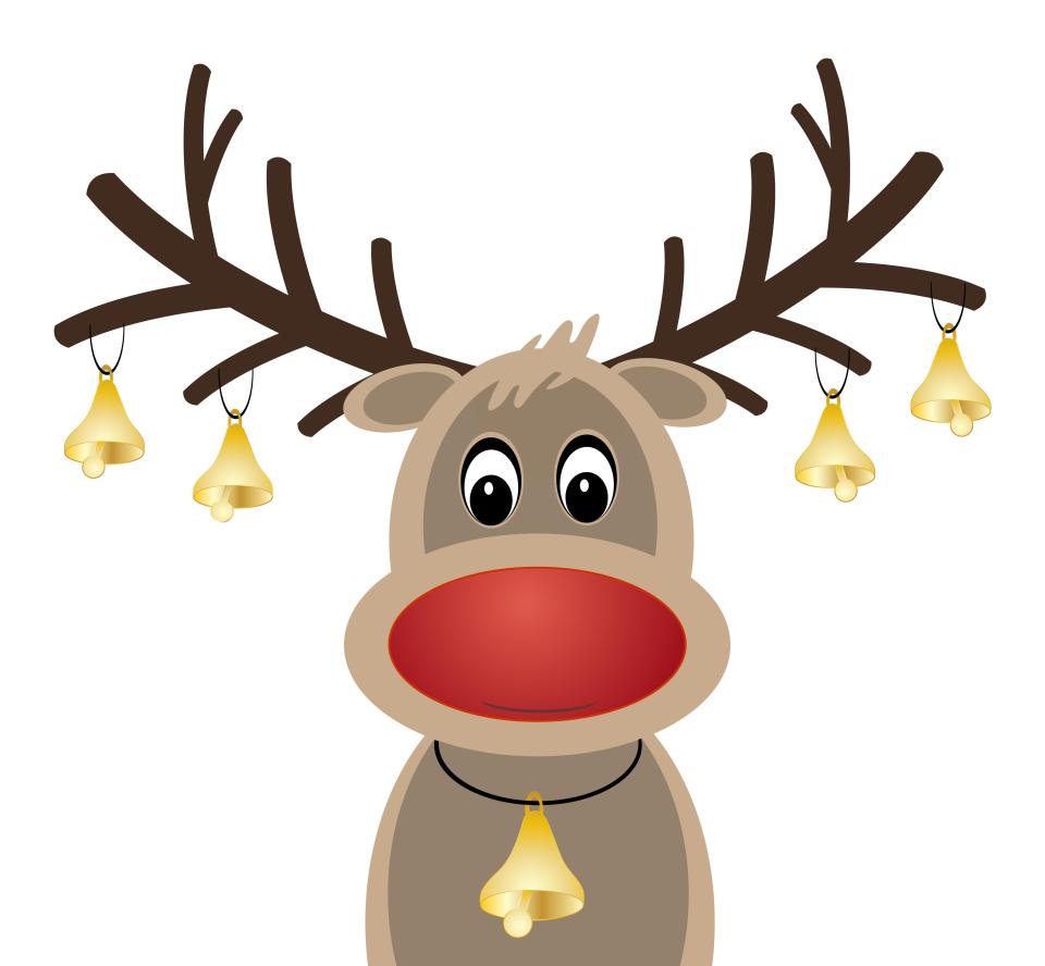  The most common depiction of Rudolph features the glowing snout and majestic antlers