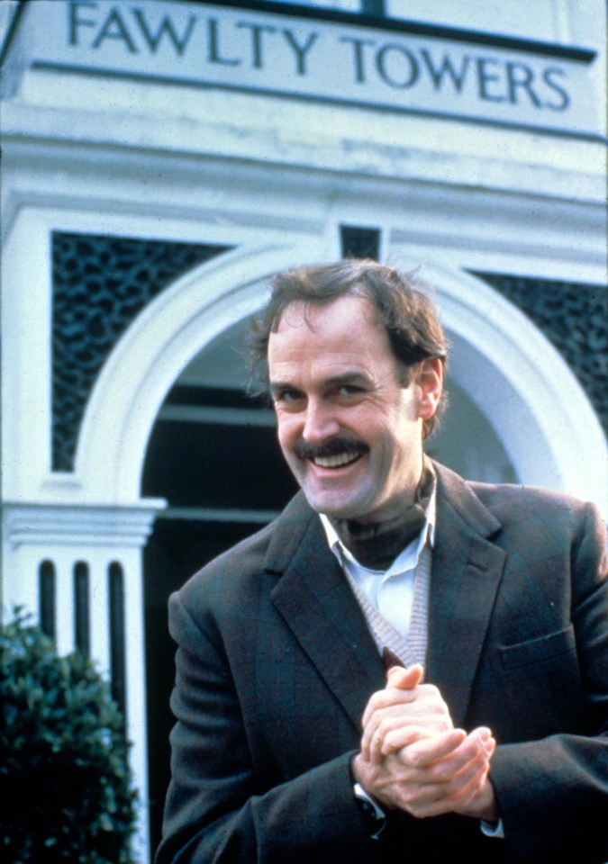 Fawlty Towers starring John Cleese as hotel manager Bail Fawlty came in second place