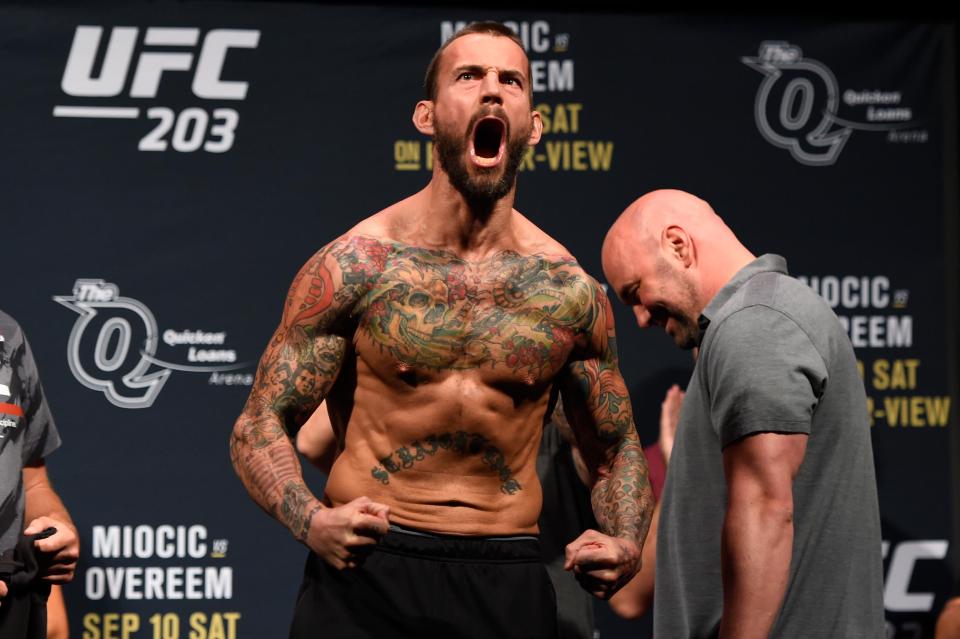 His trainer has been hinting that Punk is preparing for a second UFC fight