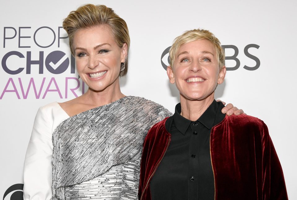 Portia de Rossi and her wife Ellen DeGeneres