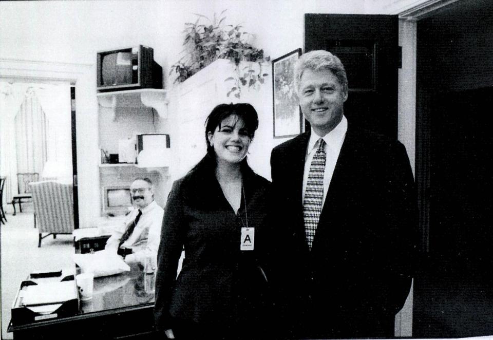  Monica Lewinsky landed an internship in the White House - a job that would change her life forever