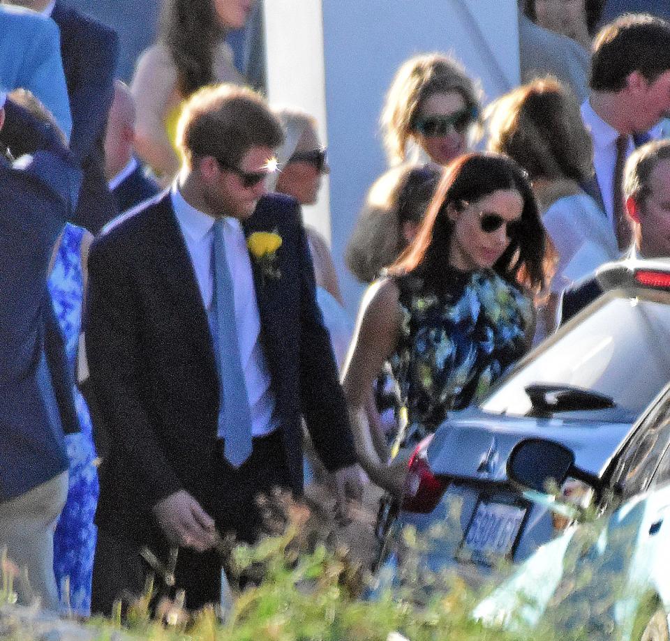  Meghan was Harry's date at his friend's wedding in Jamaica