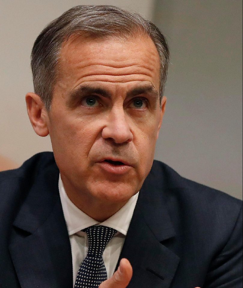 Governor Mark Carney has said any rate rise will be slow and gradual