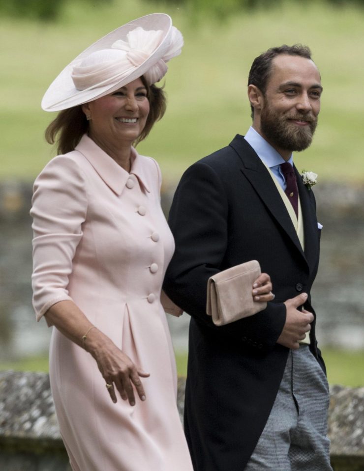  James Middleton (pictured here with his mother Carole Middleton) reportedly irked the Queen by giving an interview about his sister