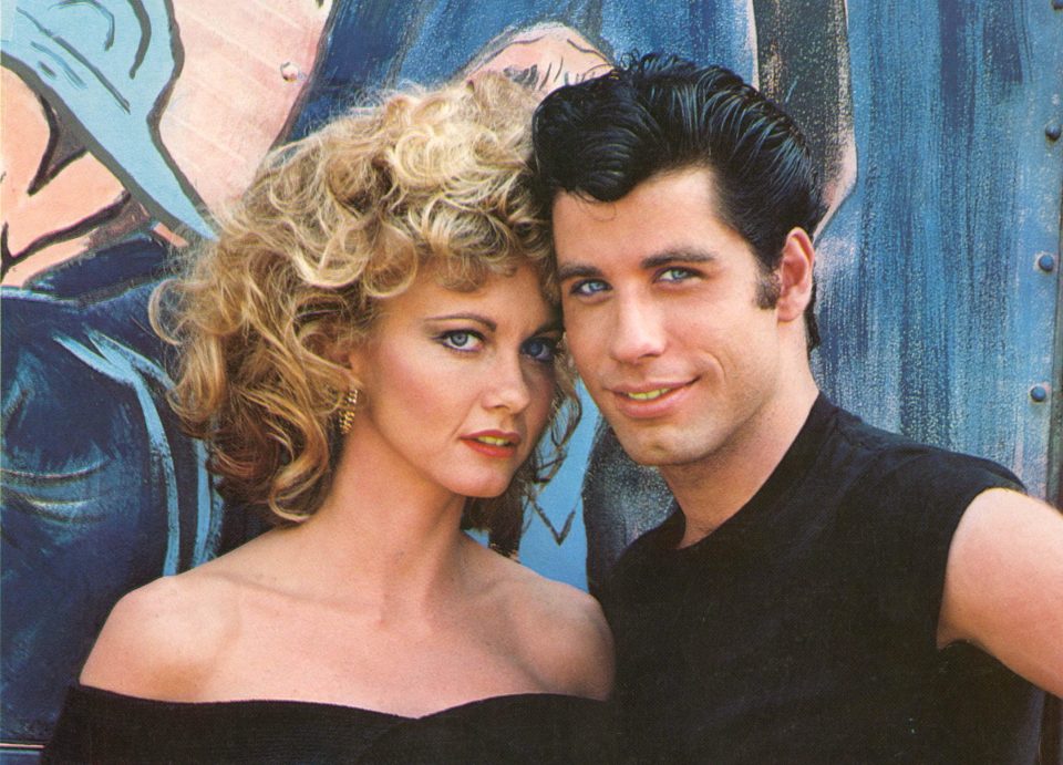  Grease hit the big screen in 1978 and starred John Travolta and Olivia Newton-John