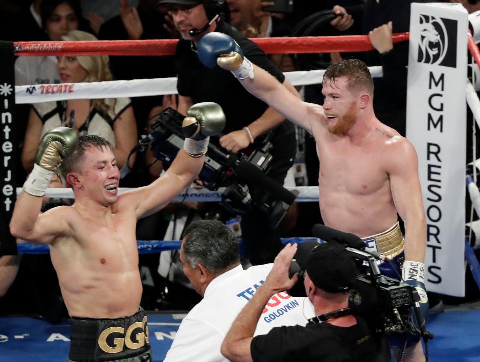  Golovkin and Alvarez fought to a highly controversial draw in their first meeting in September