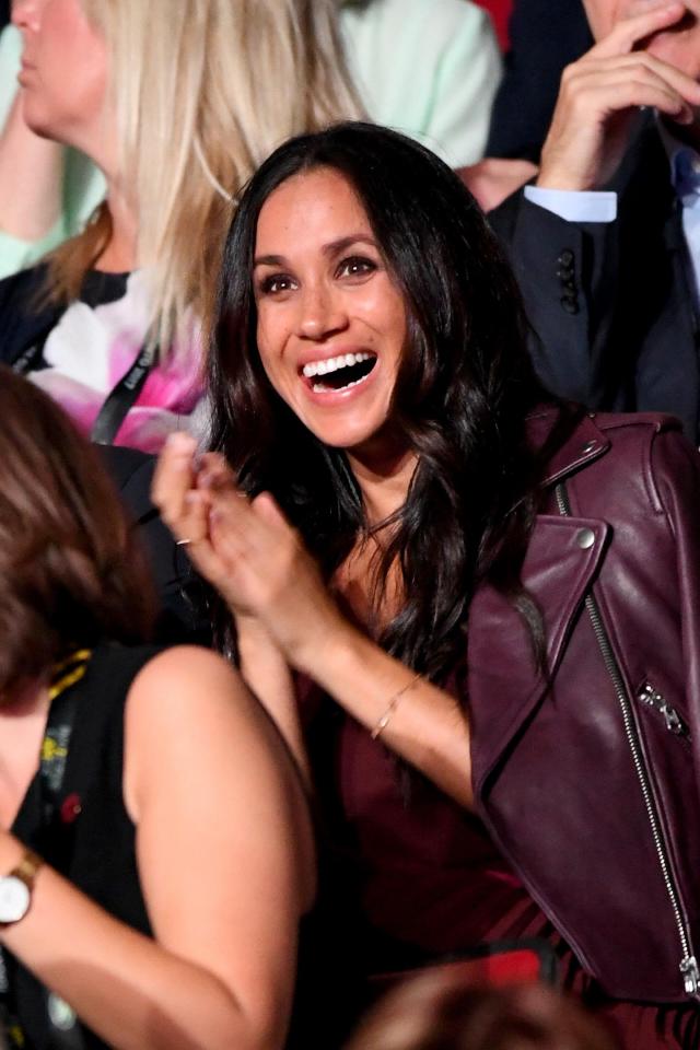  Meghan was spotted cheering on Harry at the Invictus Games opening ceremony