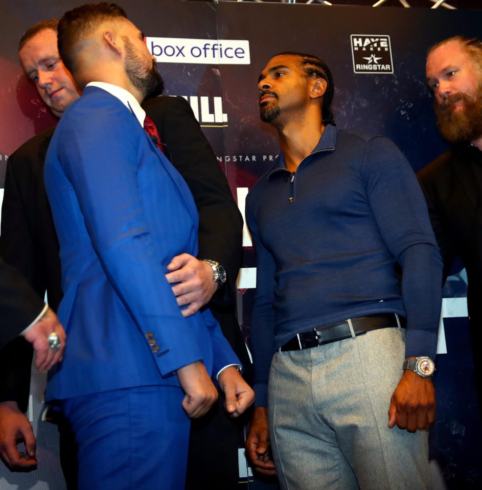  Eddie Hearn has claimed David Haye is not injured despite reports suggesting he was