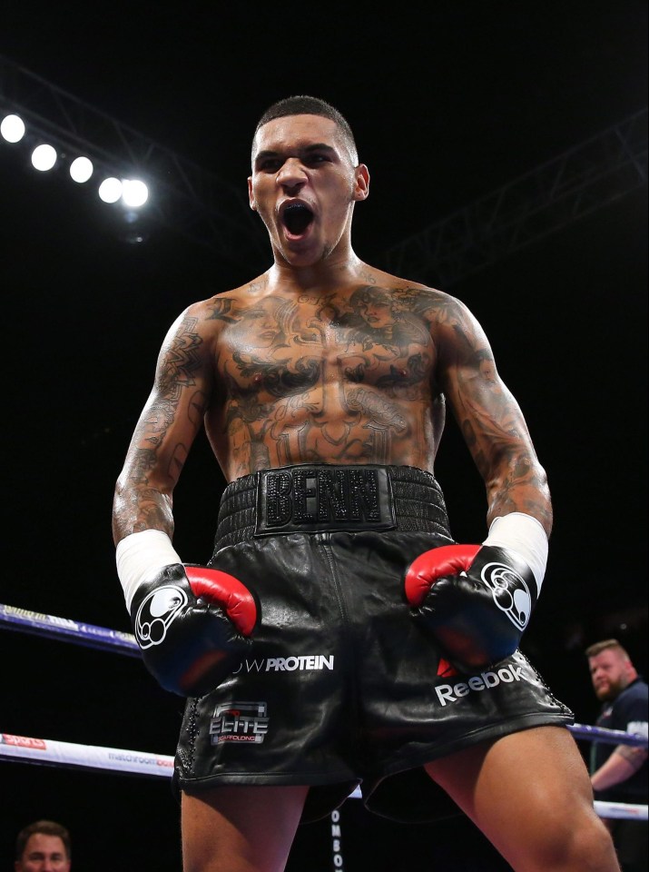 Conor Benn enjoyed an impressive American debut with victory over Mexican Brandon Sanudo