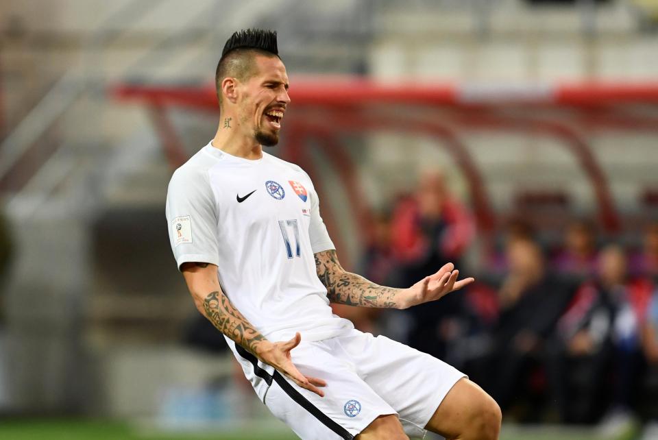 Marek Hamsik and Slovakia missed out by being worst second-place side