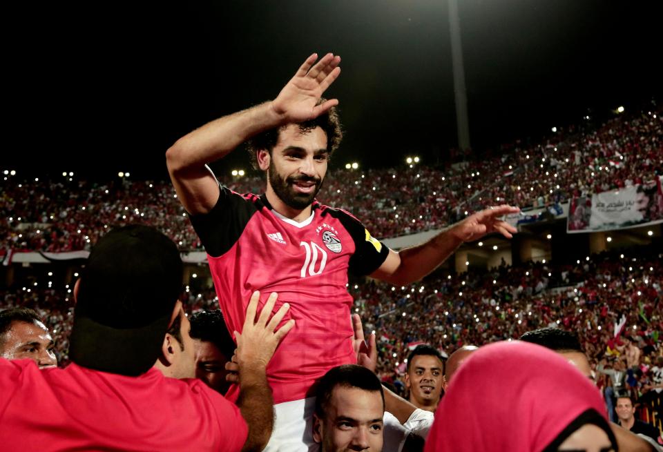  Mohamed Salah is being viewed as a national hero for his antics in Egypt