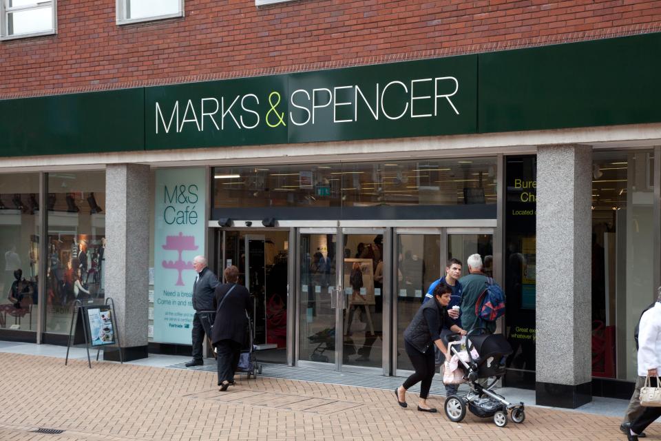 Marks & Spencer has posted a 5.3 per cent fall in half-year profits