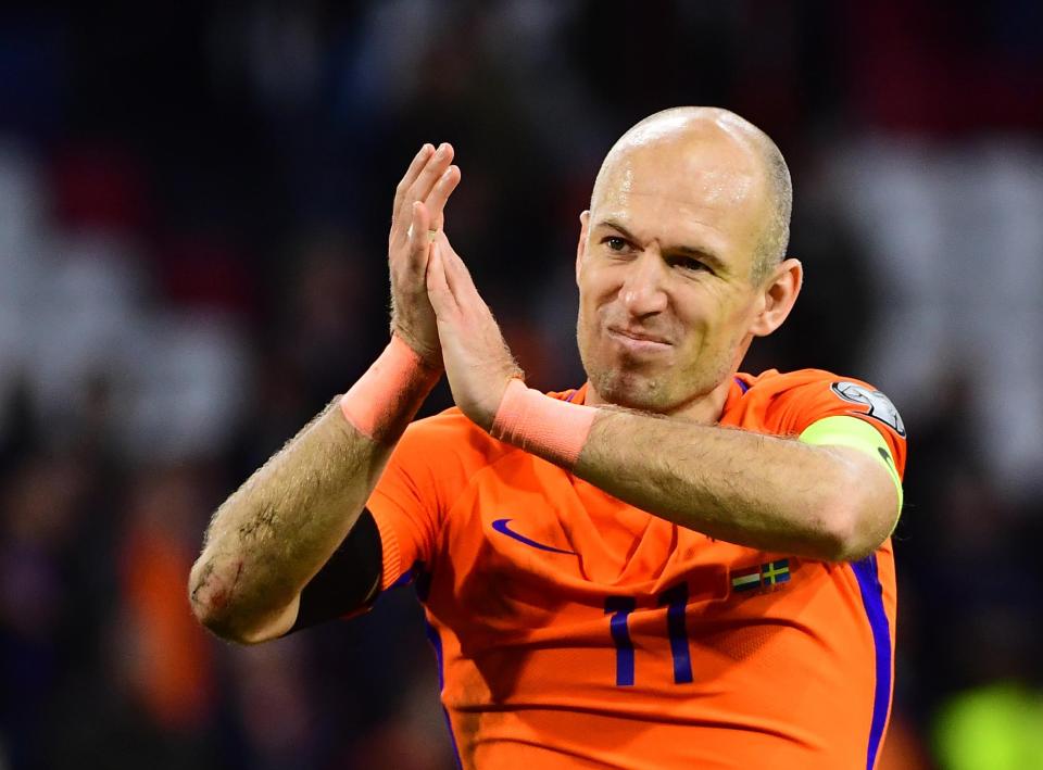 Arjen Robben retired from international football after missing out on World Cup