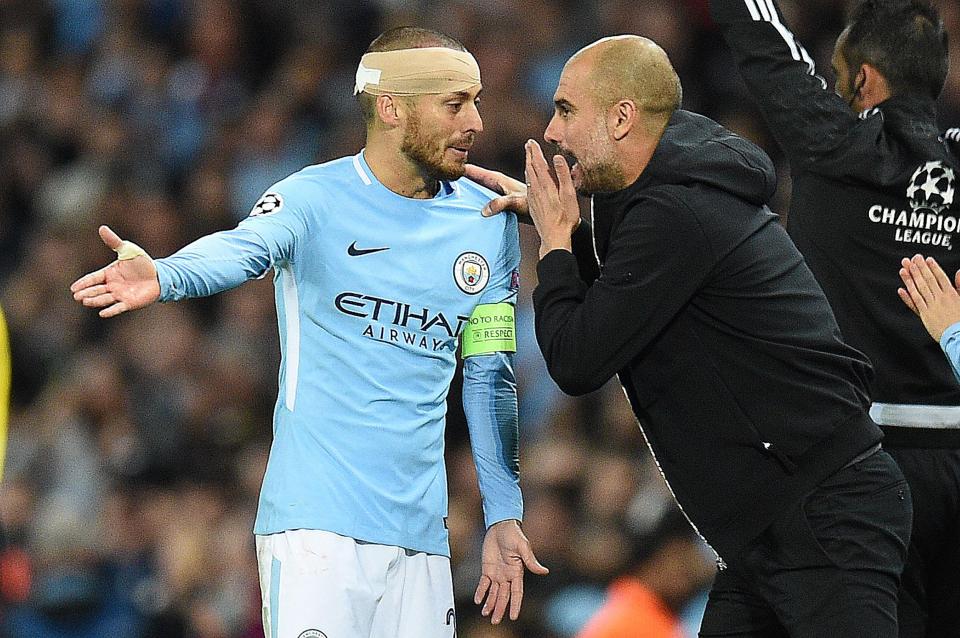  Pep Guardiola is a huge fan of David Silva