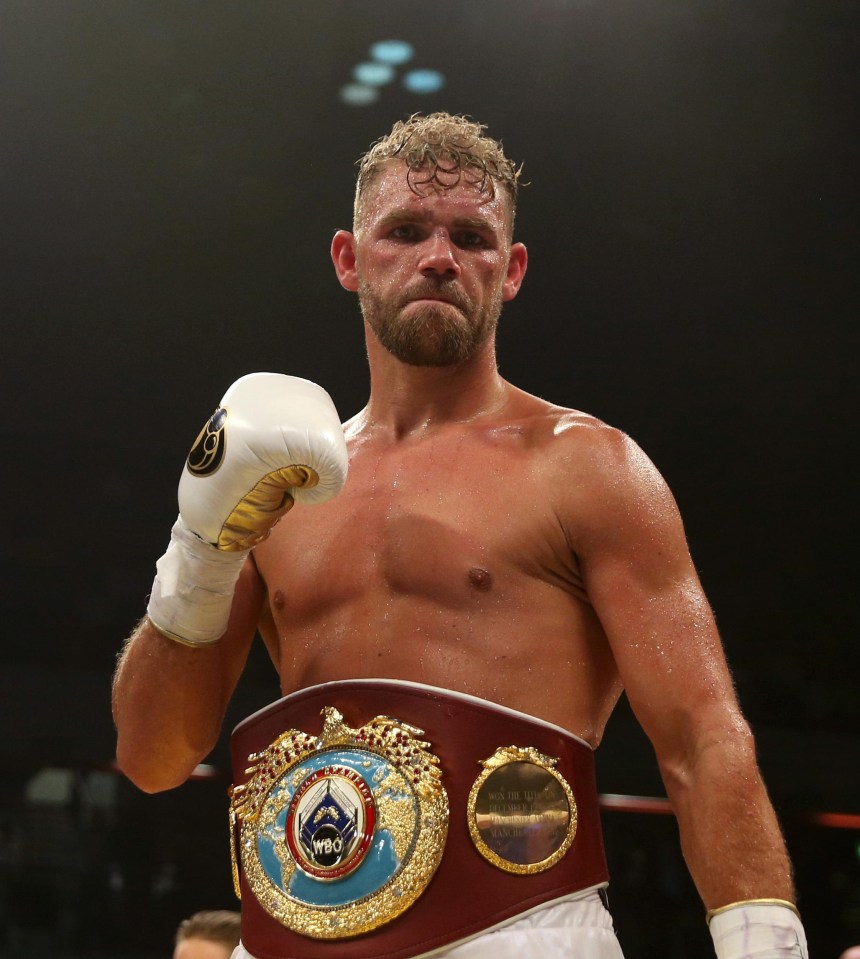 Billy Joe Saunders is the professional boxer that was the subject of a 'rape' threat from lag Aiden Henry