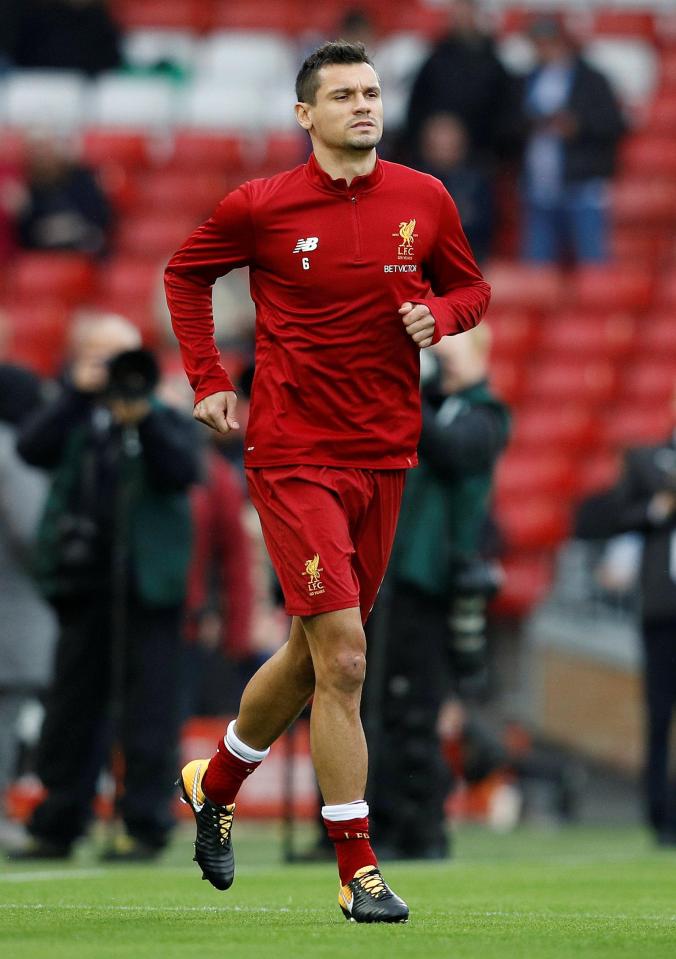 Dejan Lovren has not played since the Tottenham loss through injury