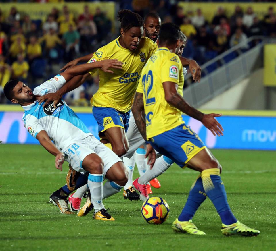 Loic Remy has been involved in furious training ground bust-up at Las Palmas