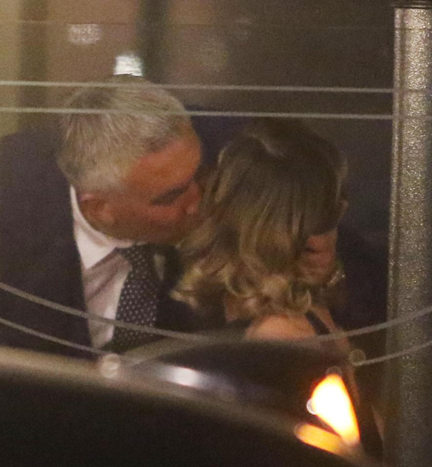  Paul laughed off what appeared to be a kiss with Candice at the Pride Of Britain awards after-party