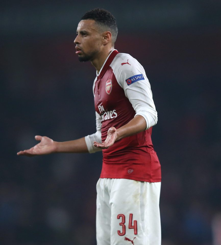  Francis Coquelin was clearly confused at some criticism levelled at him from some Arsenal fans