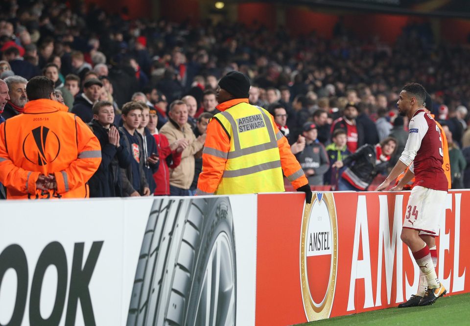  The French midfielder then took the brave decision to go over and confront the angry supporters