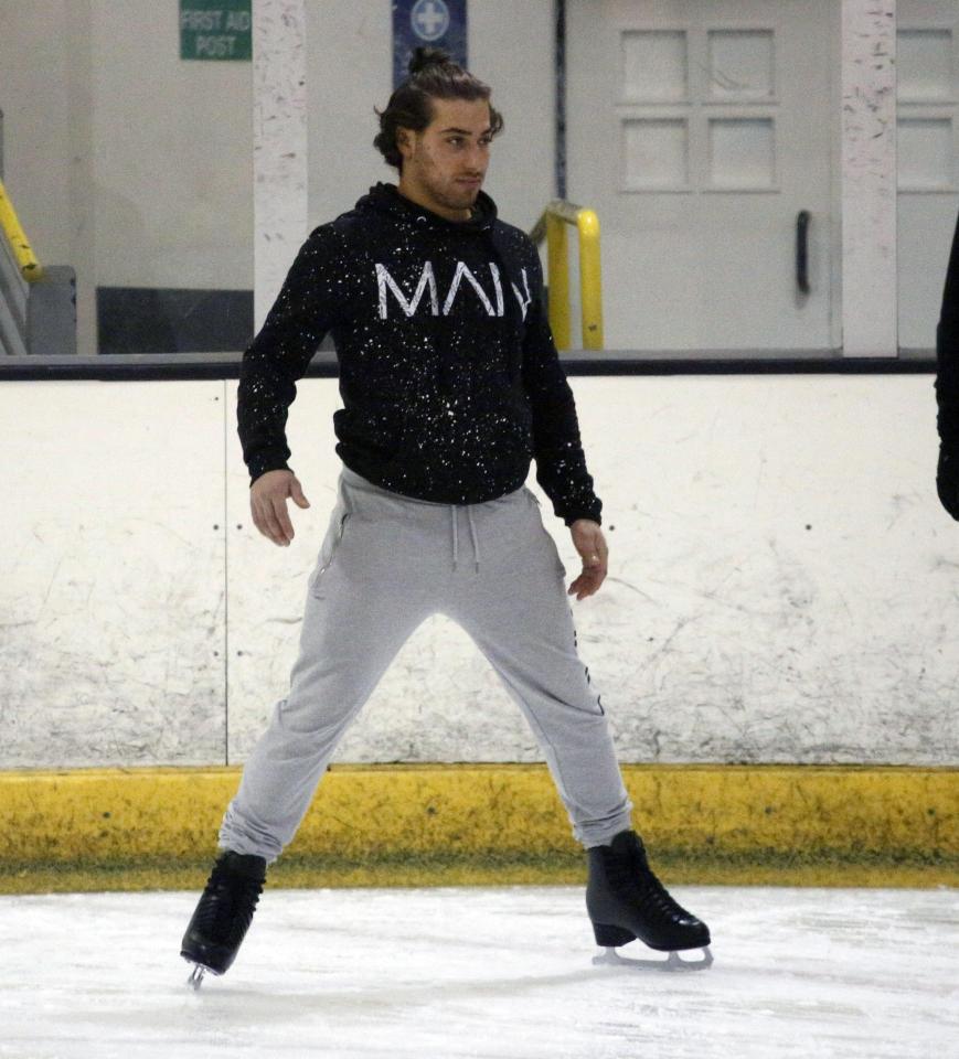  Kem was seen training on the ice at the start of the month