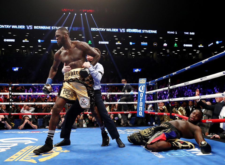  Incredible pictures of Deontay Wilder knocking out Bermane Stiverne emerged after his victory