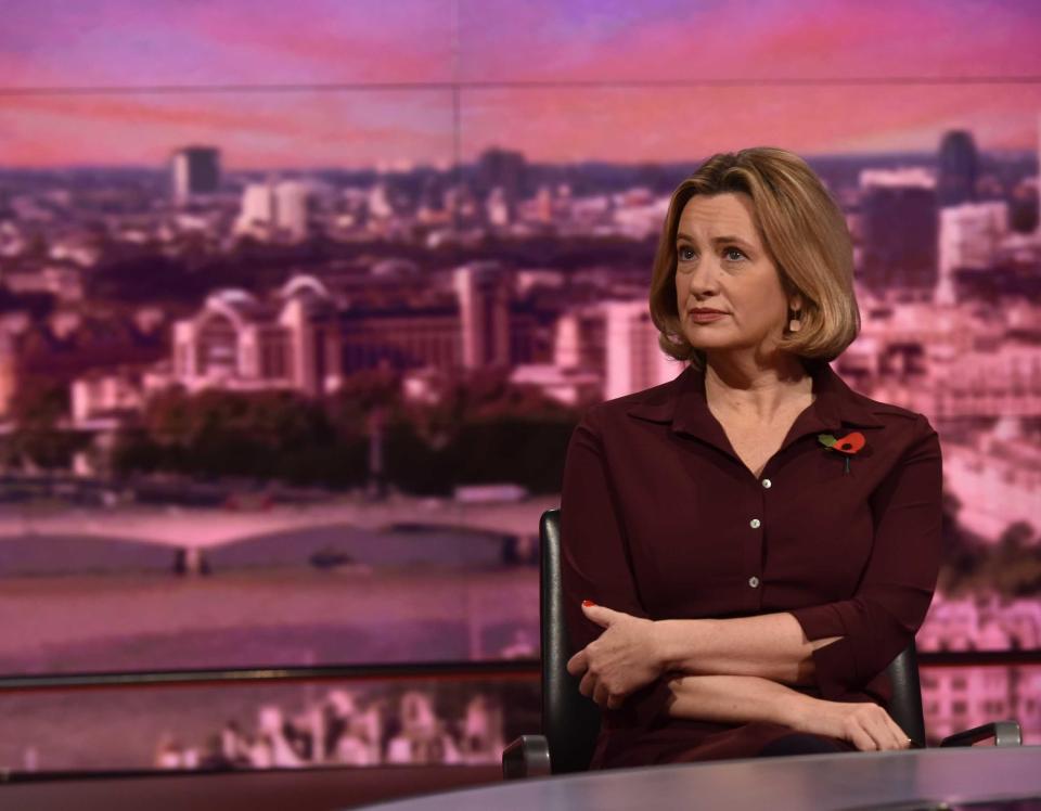  Home Secretary Amber Rudd denied Tory whips keep a 'black book' detailing the wrongdoings of MPs