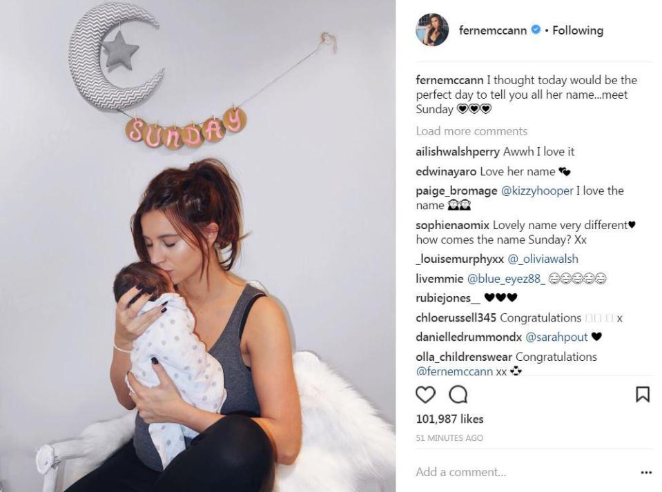  Ferne McCann has opened up about having daughter Sunday - and how the situation with her ex has affected her