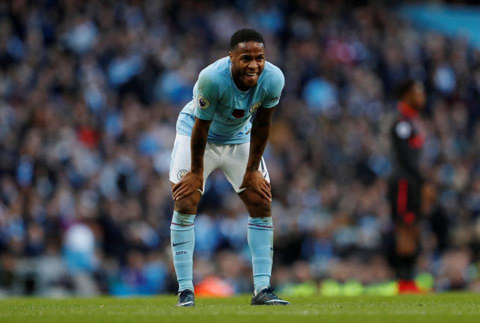 Raheem Sterling won his side a penalty that Sergio Aguero made no mistake with