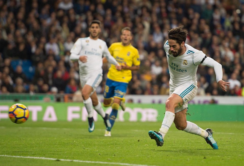 Isco arrives to slide home a scintillating, counter-attacking third goal