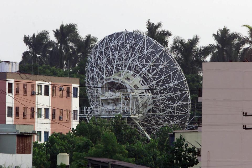  The facility still retains its satellite dishes and other spy equipment