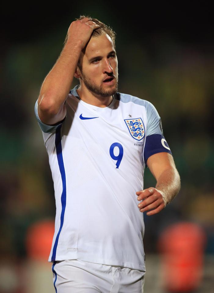  Harry Kane will also miss the Germany clash through injury