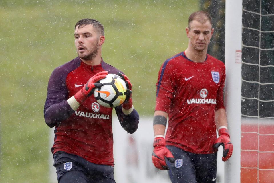 Jack Butland and Joe Hart will be fighting it out for the gloves