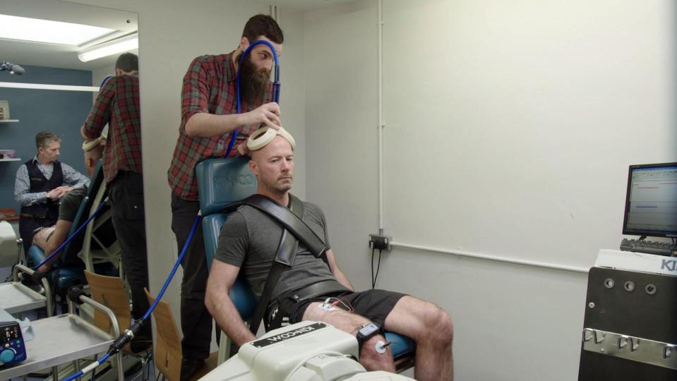 England legend Alan Shearer was tested at Stirling University for the effects of heading