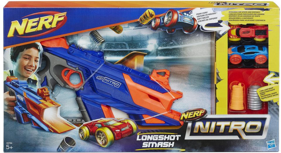  The Nerf Gun is back and at £32.99 for the Nitro Long version, it's one of the cheapest items on the DreamToys list