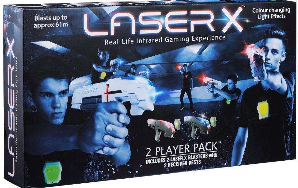  Forget Nerf Guns because you can now shoot your mates with a laser - but it will set you back almost £50