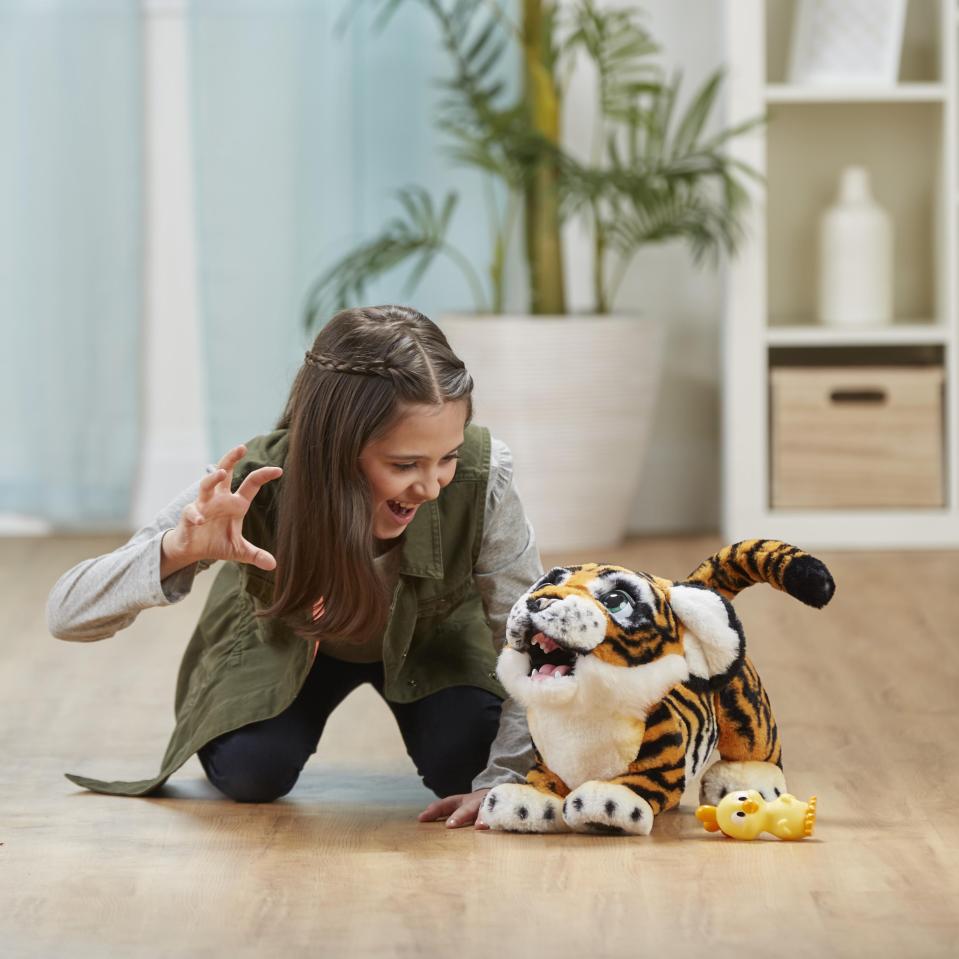  This cuddly toy may respond to your touch but it costs almost £100 - and that's the cheapest offer