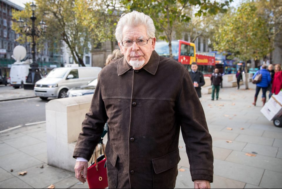  Rolf Harris arriving at the Royal Court of Justice in London today