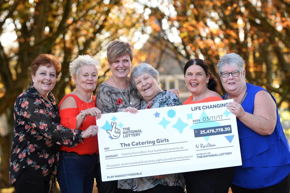  From left to right are: Julie Saunders 56, Doreen Thompson 56, Julie Amphlett 50, Jean Cairns 73, Louise Ward 37, Sian Jones 54.